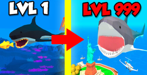 Idle Shark World: Hungry Monster Evolution